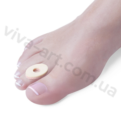 Кольцо овальное на клеевой основе, размер S, 9 шт.